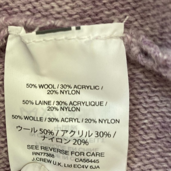 J.Crew Tie Waist Boatneck Oversized Wool Blend Tunic Sweater Size S - Picture 7 of 9